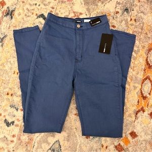 NWT Fashion Nova High Rise Blue Jeans